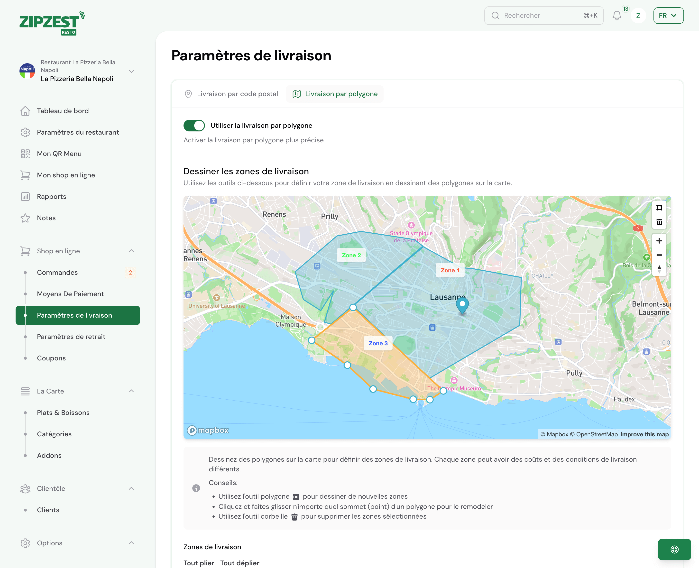 ZipZest Dashboard