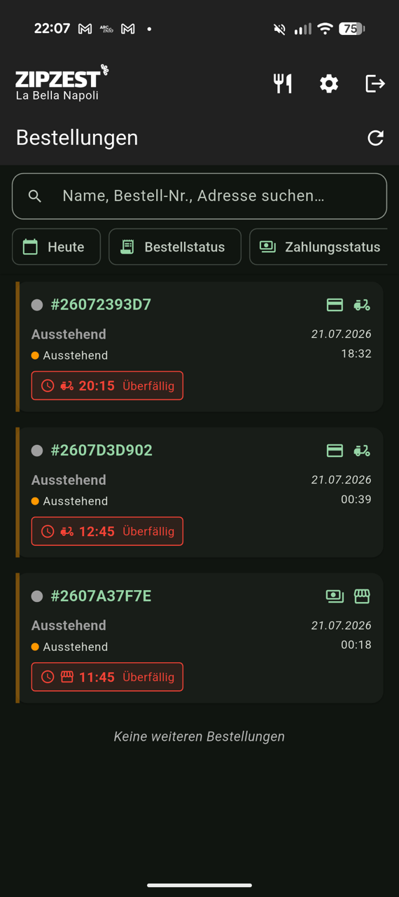 Application mobile ZipZest