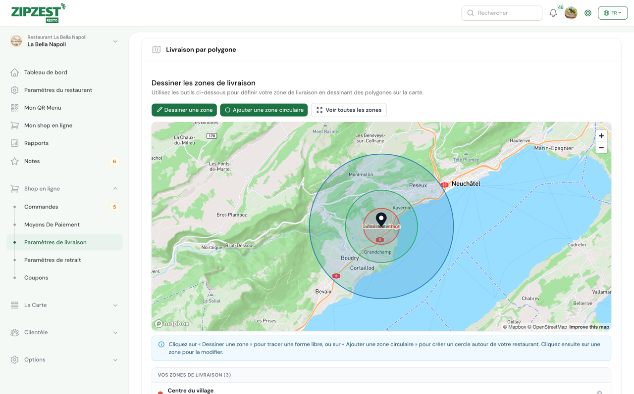 ZipZest Dashboard